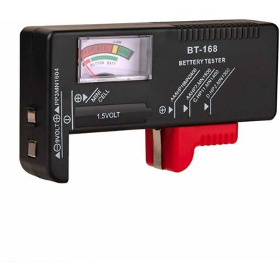 Testeurs de Piles Contrleur de Testeur de Tension de Batterie pour Pile Bouton AA/AAA/C/D / 9V / 1.5V Ecran LCD Universel