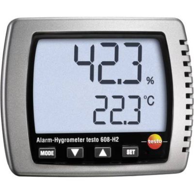 testo 608-H2 Hygromètre thermo-hygromètre 2 - 98 % HR, précision 2 % HR, affichage du point de rosée