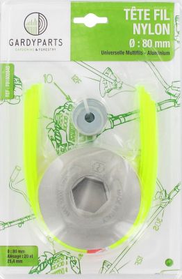 Tête alu fils pour débroussailleuse TECOMEC
