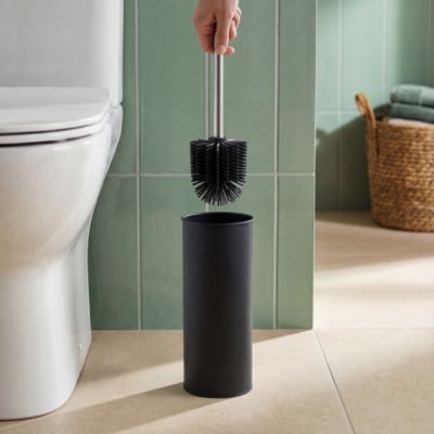 Tête de brosse WC Silicone Elland Noir GoodHome