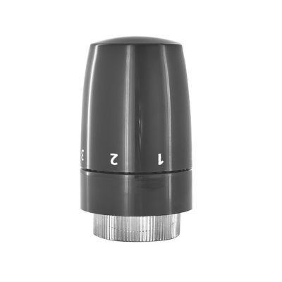 Tête thermostatique à visser design Blyss anthracite