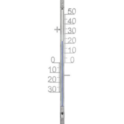 TFA Dostmann thermomètre extérieur métal argent modèle 12.5011