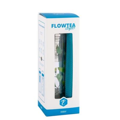 Théière nomade en verre avec filtre FLOWTEA Gingko - Eigenart - Théière Gingko Bleu
