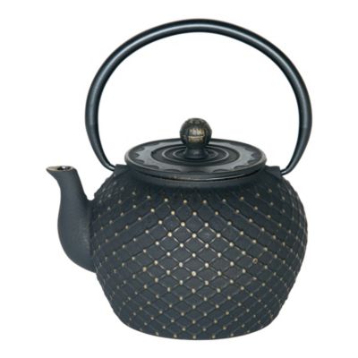 Théière Okinawa en fonte avec filtre 1,2l noir