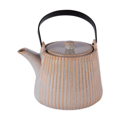 Théière Tiao 1L gris-beige avec filtre