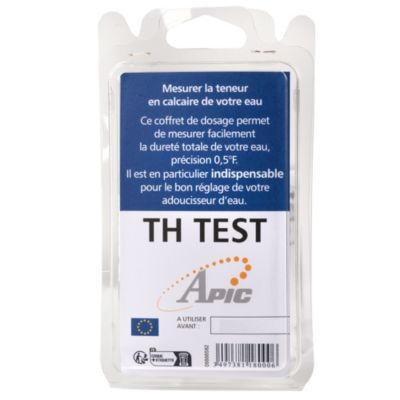 Th test de mesure de dureté de l'eau Apic