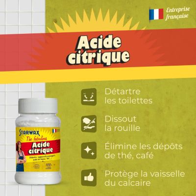 The fabulous Starwax Acide citrique 400 gr