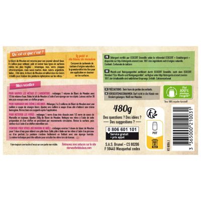 The fabulous Starwax Blanc de meudon 480 g