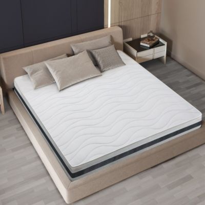 The White Stone Matelas 160x190 cm en Waterfoam hypoallergénique, 16 cm