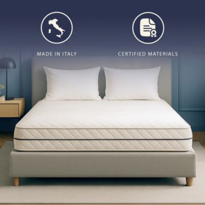 The White Stone Matelas 80x190 à Ressorts Ensachés et Mousse, 24 cm