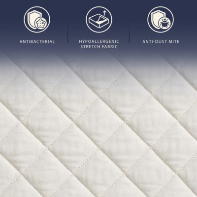 The White Stone Matelas 80x190 à Ressorts Ensachés et Mousse, 24 cm