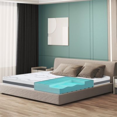 The White Stone Matelas Orthopédique 160x190 cm Fermeté Moyenne