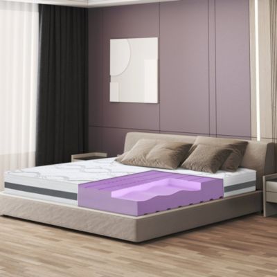 The White Stone Matelas Orthopédique 160x190 cm Fermeté Moyenne