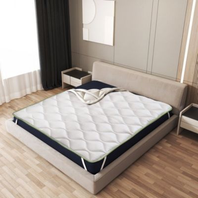 The White Stone Surmatelas Rafraîchissant avec Élastiques 160x200