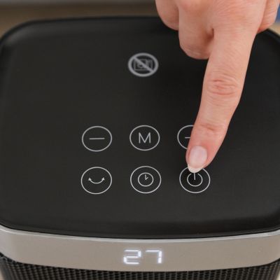 Therma Cube Mini Chauffage Soufflant Céramique 1500W - Noir | Castorama