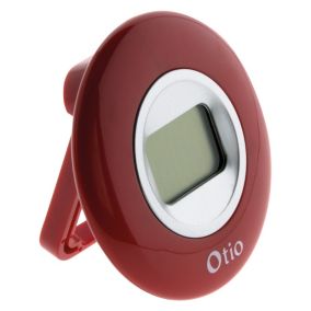 Thermomètre d'intérieur bordeaux - Otio