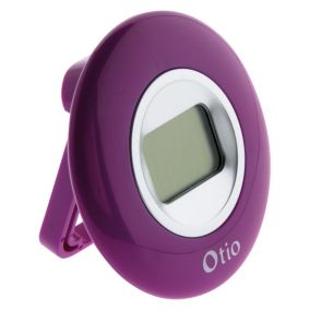 Thermomètre d'intérieur violet - Otio