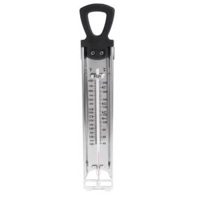 Thermomètre de cuisine en acier inoxydable pour confiture, sucre, sucreries, liquide et sucre cuit instrument de mesure de la tem