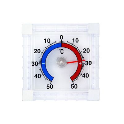 Thermomètre de fenêtre intérieur/extérieur autocollant