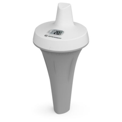 Thermomètre de piscine flottant Bresser avec écran LCD, sans fil 868 MHz, étanche, pour station météo