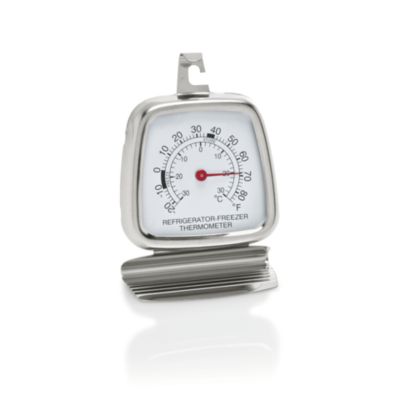 Thermomètre de réfrigérateur en Acier Inoxydable L 85 mm H 85 mm - Was Germany