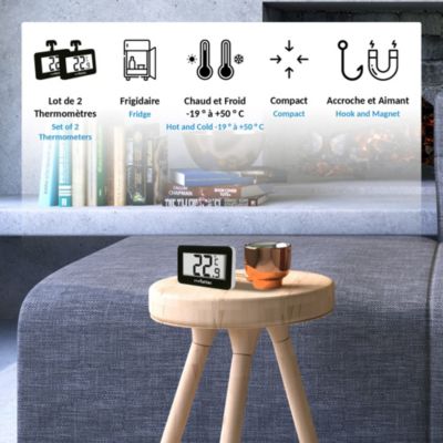 Thermomètre FISHTEC pour Frigo ou Congélateur