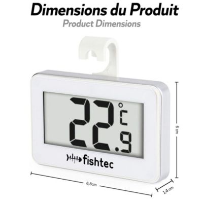 Thermomètre FISHTEC pour Frigo ou Congélateur