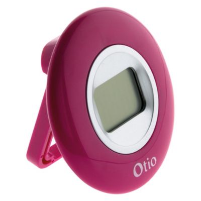Thermomètre intérieur LCD - Rose - Otio