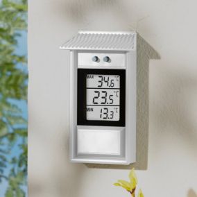 Thermomètre électronique MINI-MAXI blanc
