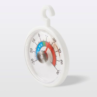 Thermomètre analogique rond pour réfrigérateur et congélateur de