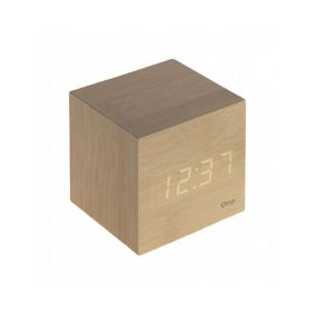 Thermomètre cube finition effet pin en plastique