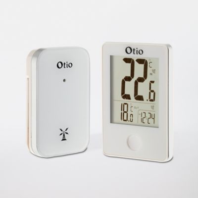 2€91 sur Otio thermomètre d'intérieur avec écran LCD 77 mm blanc