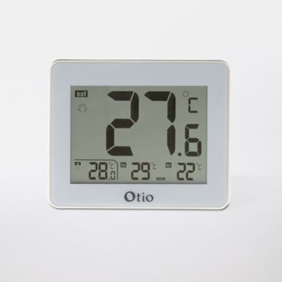 Thermomètre digital intérieur Otio blanc