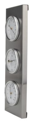 Thermomètre extérieur fonction hygromètre et baromètre analogique Otio gris