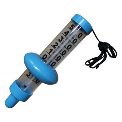 GRE 40050 - Grand Thermomètre Flottant Pour Piscine, Échelle Celsius Avec Corde D'Attache