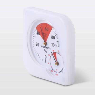 Thermo-hygromètre Analogique 3 Pièces – Mesure Température Et Humidité – 7,2x7,2 Cm – Sans Pile – Pour Intérieur/extérieur
