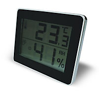 Thermomètre / Hygromètre avec écran LCD Otio noir