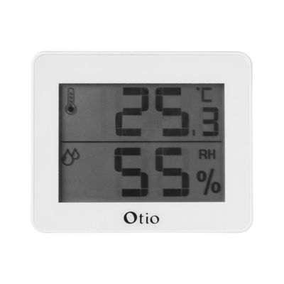 Thermomètre hygromètre digital intérieur Otio blanc