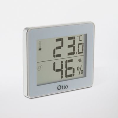 Thermomètre hygromètre digital intérieur Otio blanc