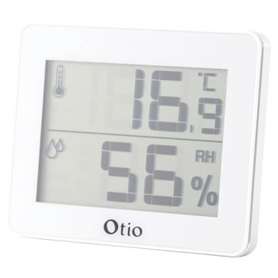Thermomètre hygromètre digital intérieur Otio blanc