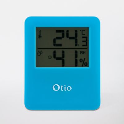 Thermomètre hygromètre digital intérieur Otio bleu