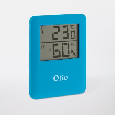 Thermomètre hygromètre digital intérieur Otio bleu