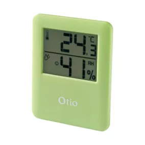 Thermomètre hygromètre digital intérieur Otio vert