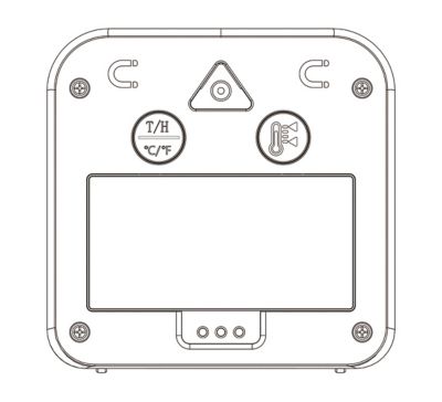 Thermomètre Hygromètre haute précision à sonde sans fil Otio blanc