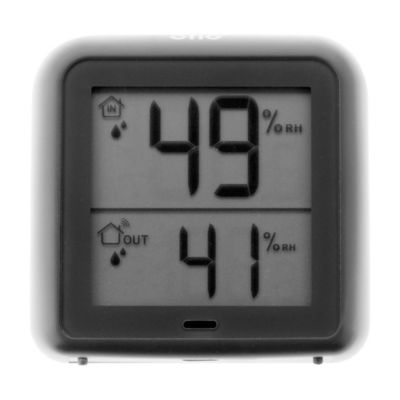 Thermomètre Hygromètre haute précision à sonde sans fil Otio gris anthracite