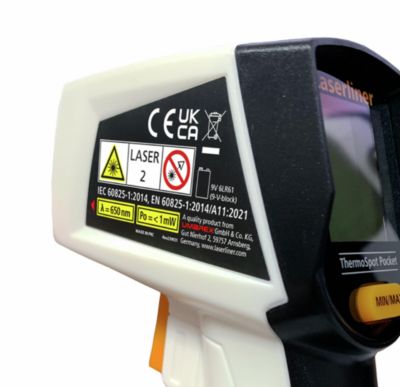 Thermomètre infrarouge Laserliner EcoLine noir portée 1m
