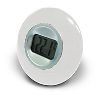 Thermomètre intérieur à écran LCD Otio blanc