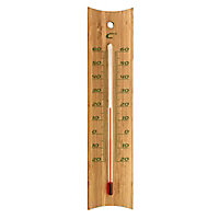 Thermomètre intérieur/extérieur bambou