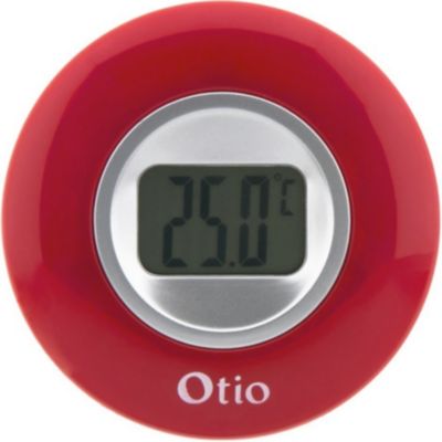 Thermomètre intérieur LCD rouge Otio