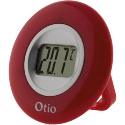 Thermomètre intérieur LCD rouge Otio — free download